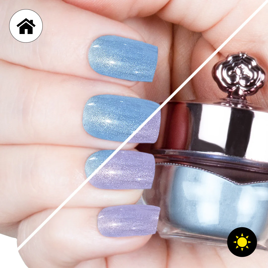 Cornflower - Classic Colour Changing Nail Powder - Image 3
