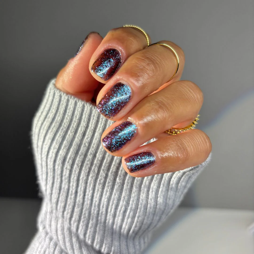 Cosmic Blue - Classic Nail Powder - Image 3