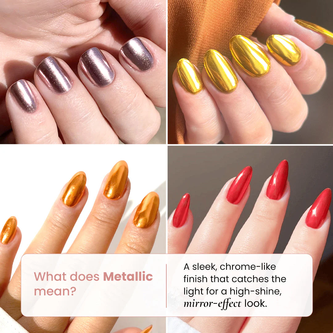 Fire Glow - Metallic Nail Powder - Image 2
