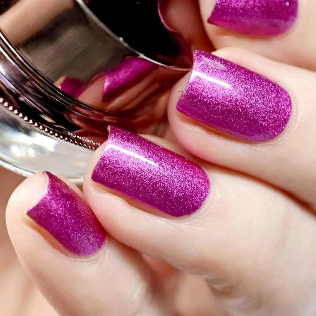 Fuchsia - Metallic Nail Powder - Image 3