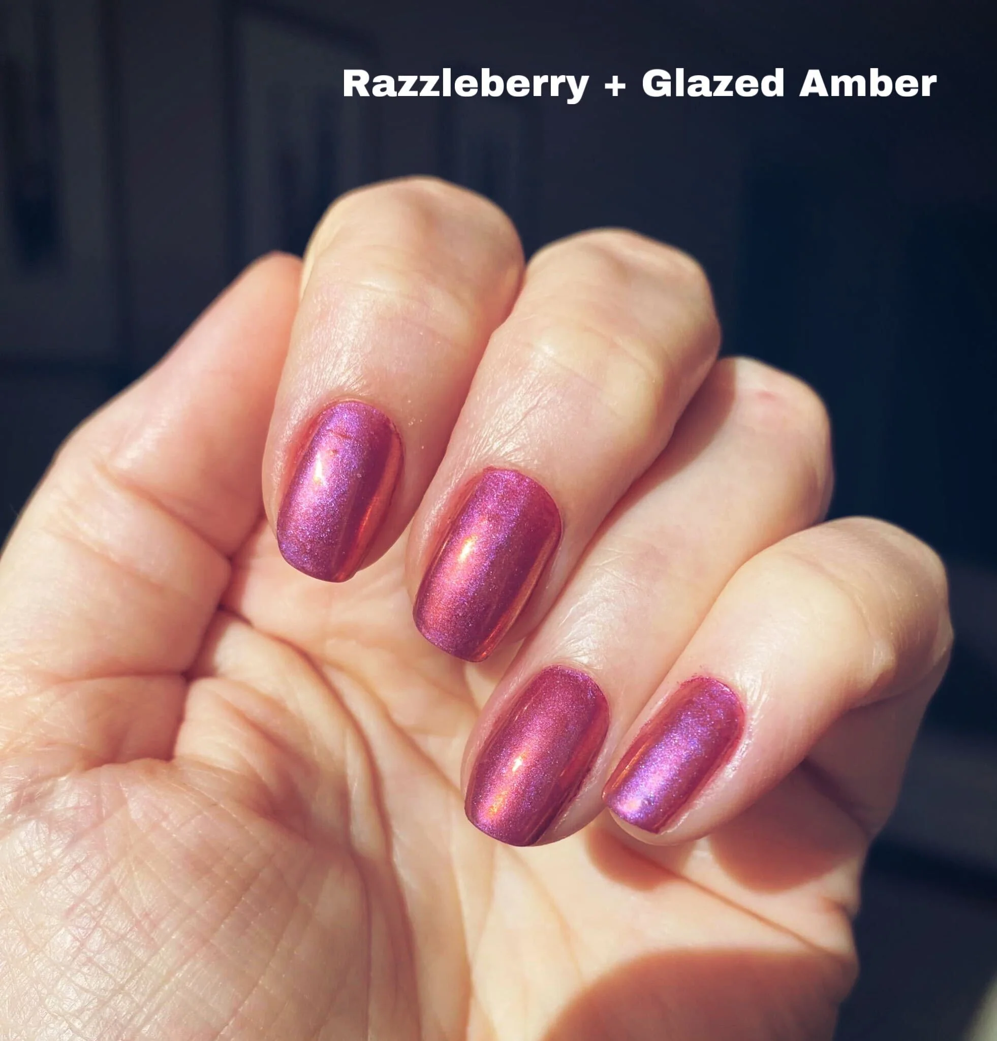 Glazed Amber - Metallic Nail Powder - Image 3