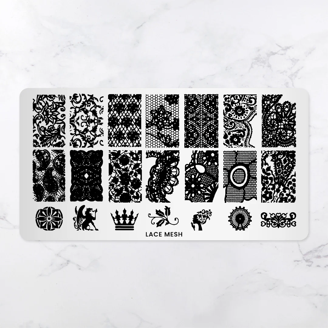 Lace Mesh - Pattern Press Template - Image 2