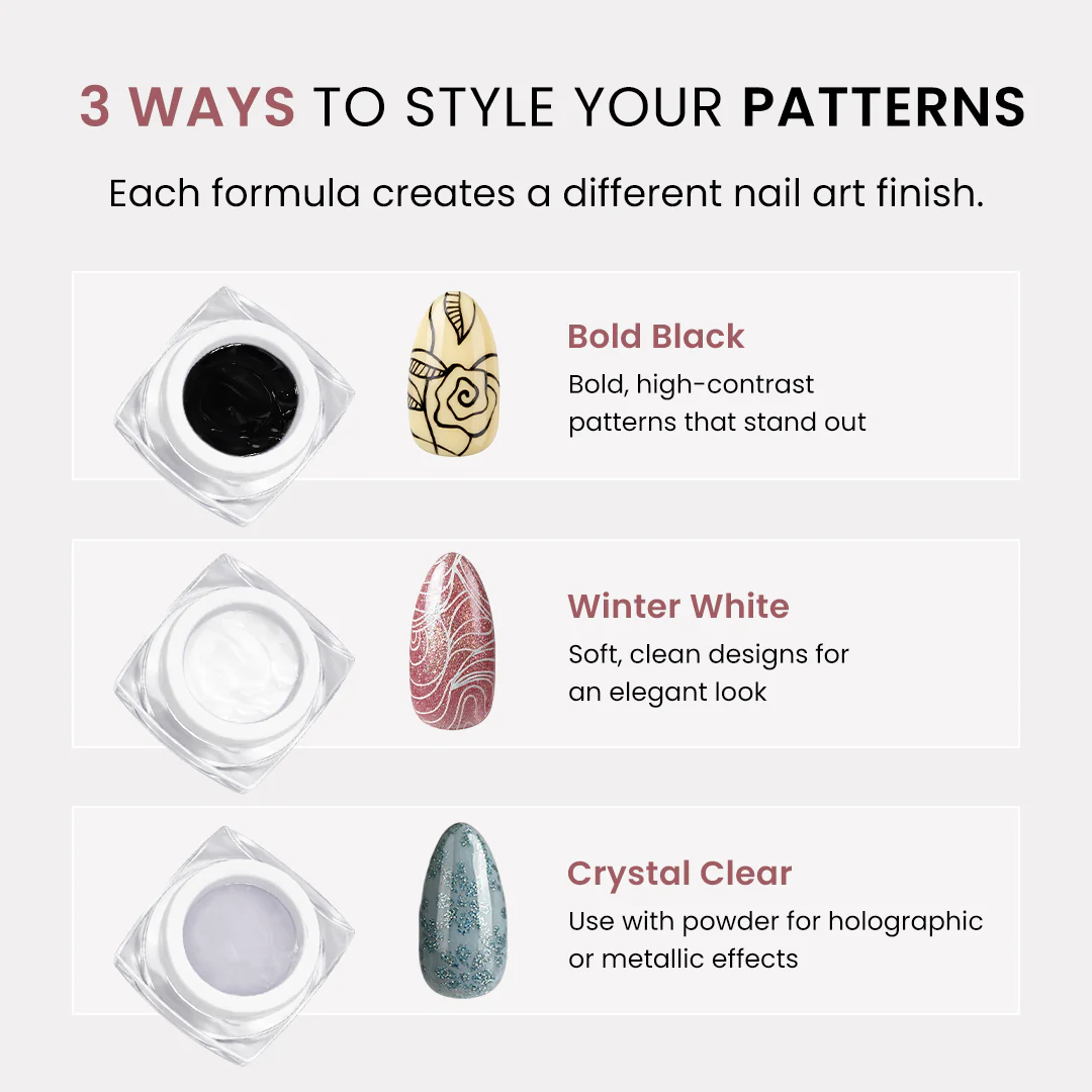 Pattern Press Nail Stamping Kit - Image 4