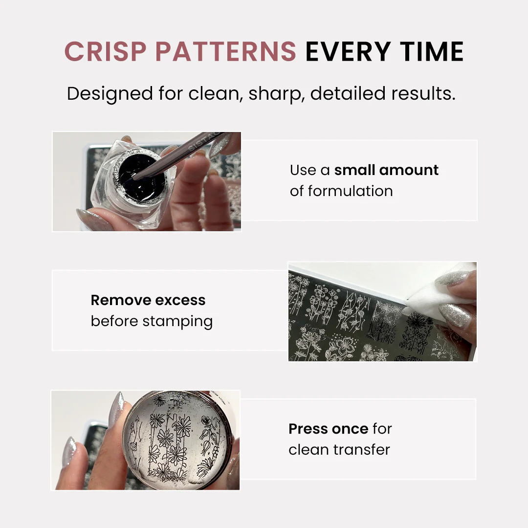 Pattern Press Nail Stamping Kit - Image 6