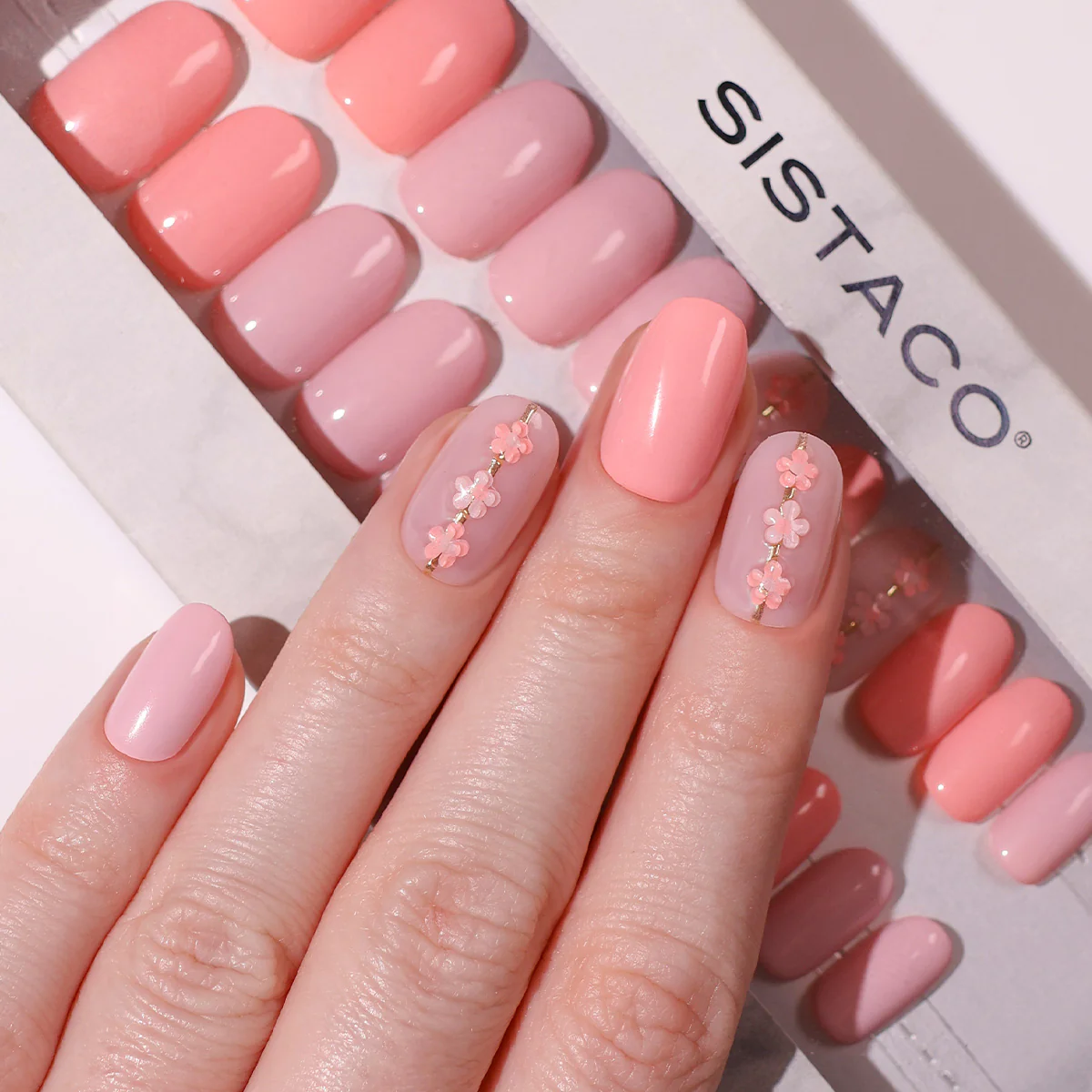 Petal Pressed - Oval Sustainable Nails - Image 2
