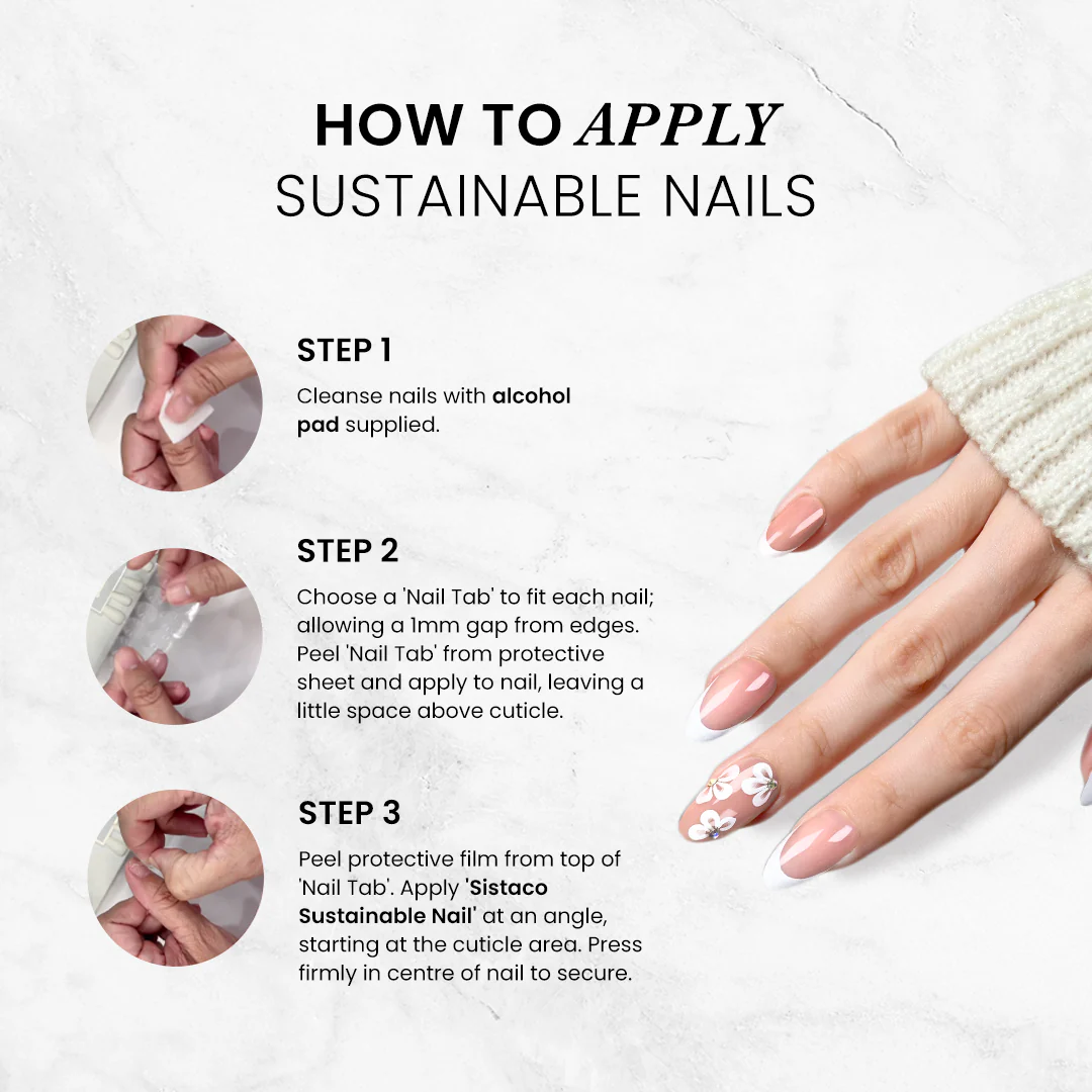 Ruby Cats Eye - Coffin Sustainable Nails - Image 7