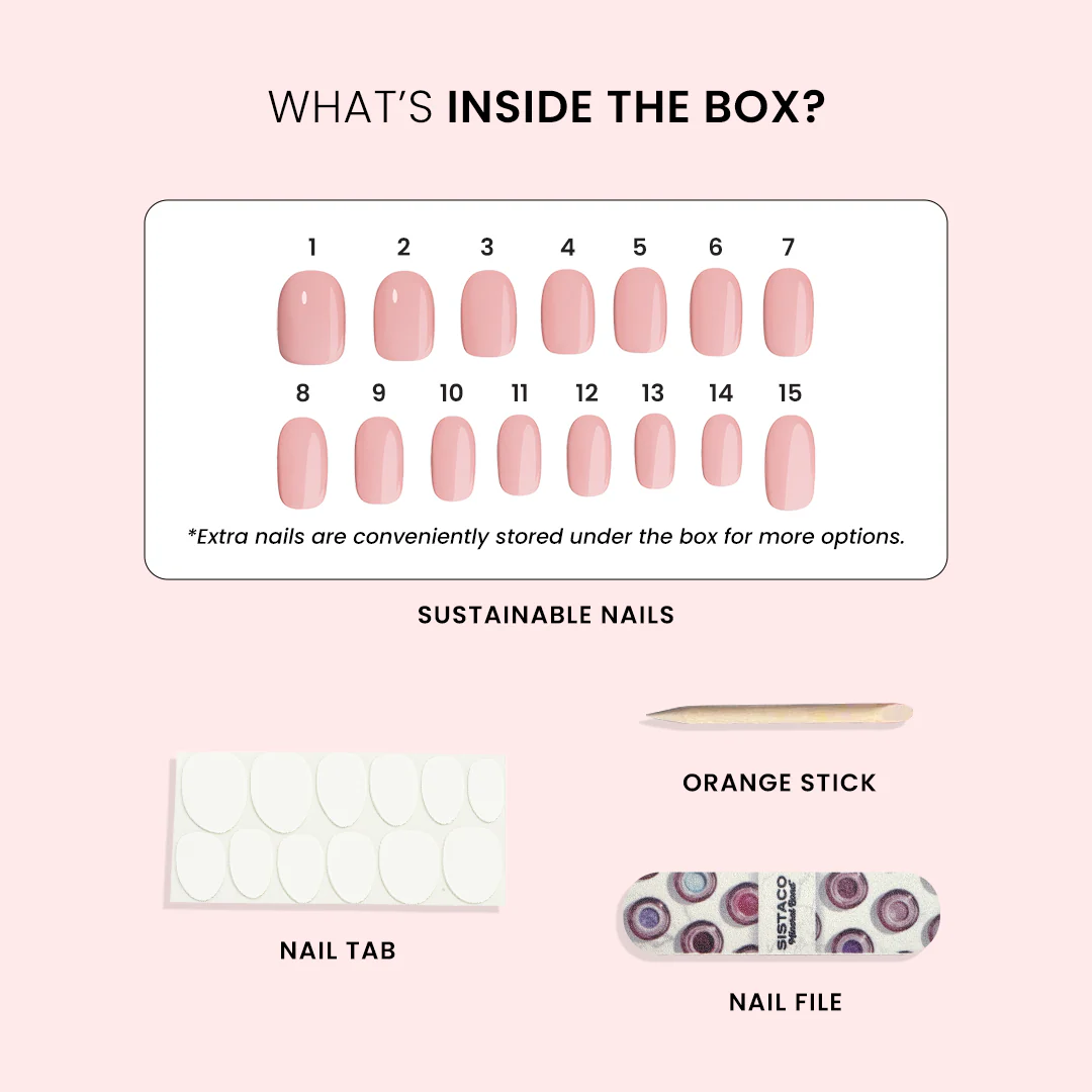 Ruby Cats Eye - Coffin Sustainable Nails - Image 8
