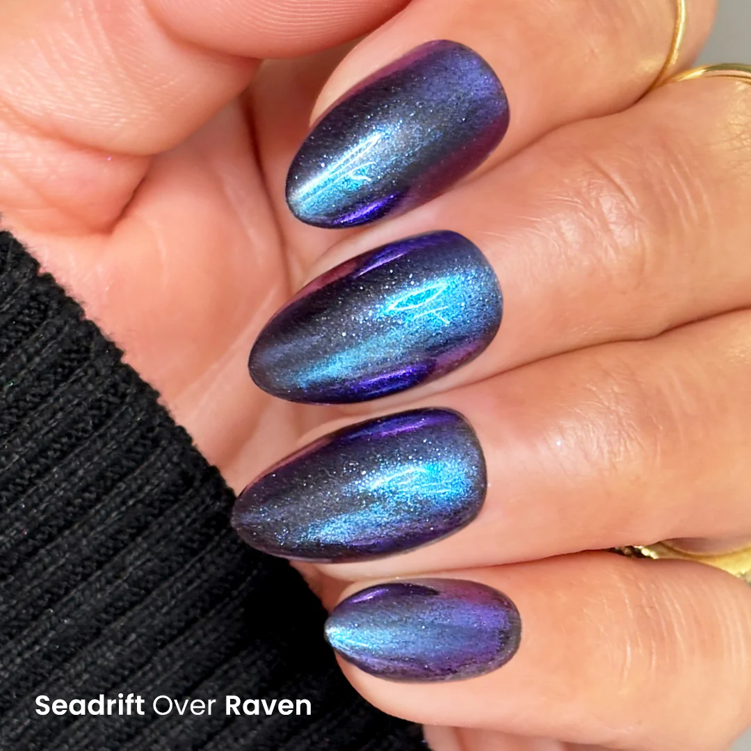 Seadrift - Glazed Shade-Shift Metallic Nail Powder - Image 2