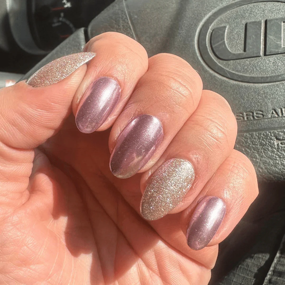 Silver Bubble - Metallic Nail Powder - Image 5