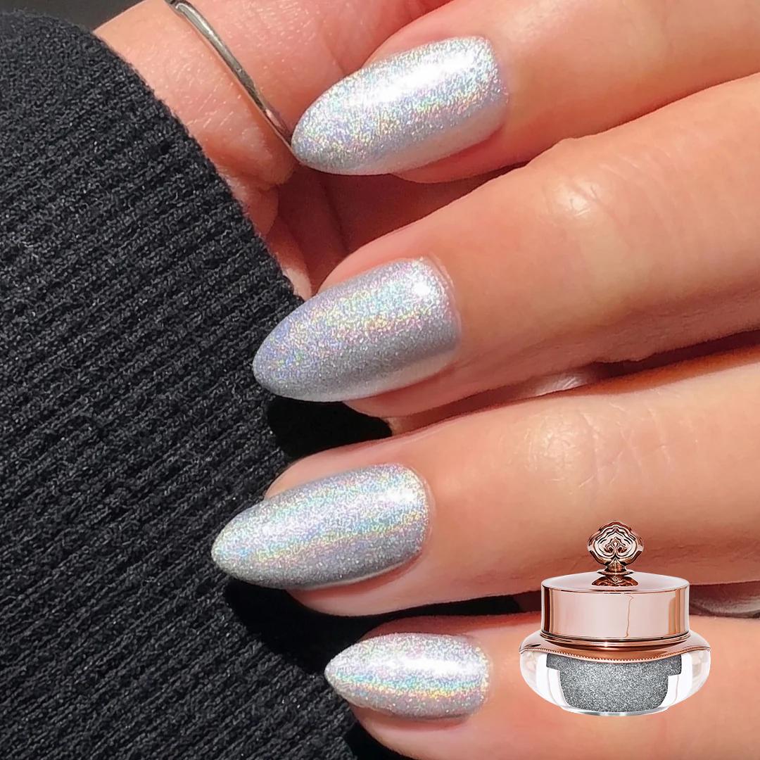 Sterling - Holographic Nail Powder