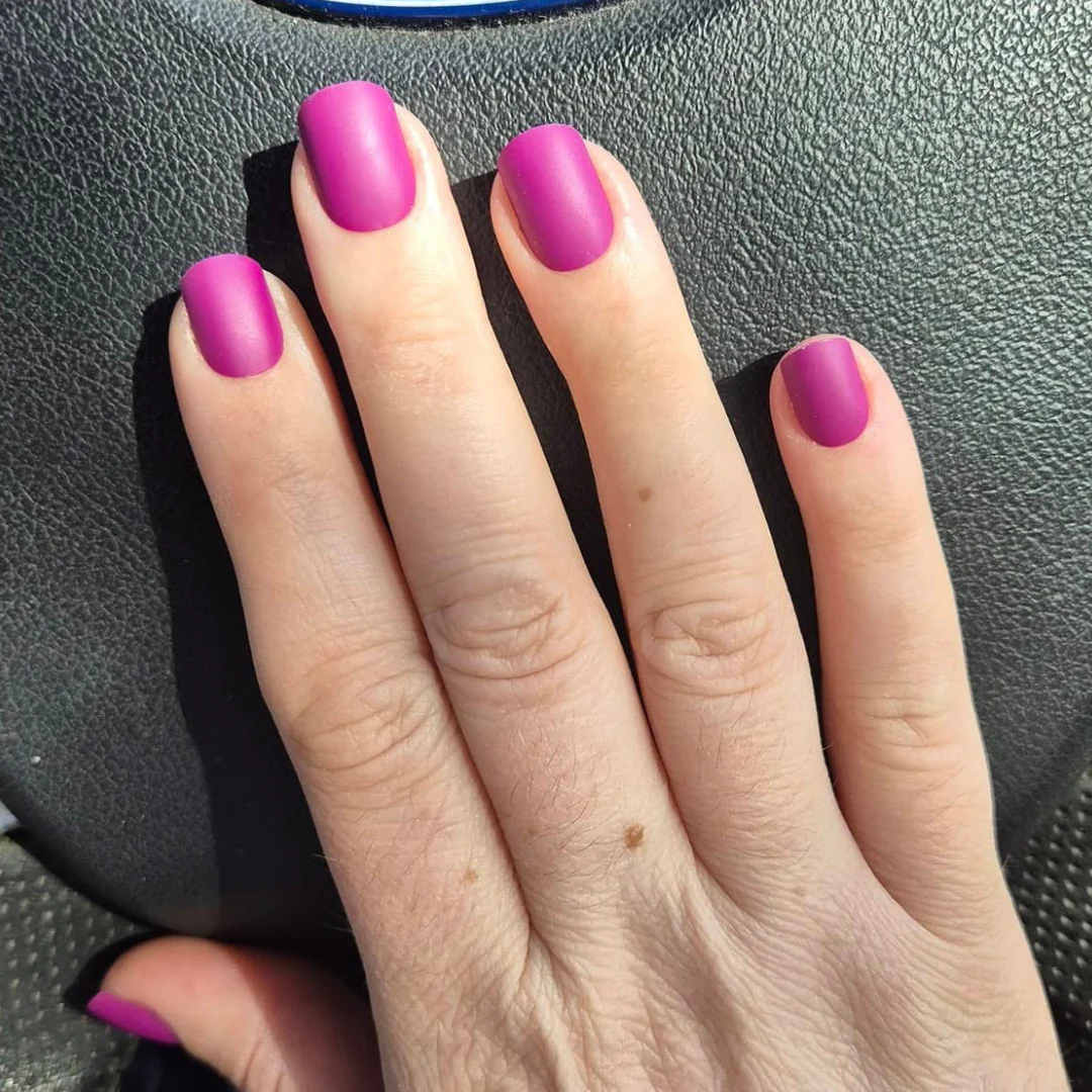 Aubergine - Square Sustainable Nails - Image 2