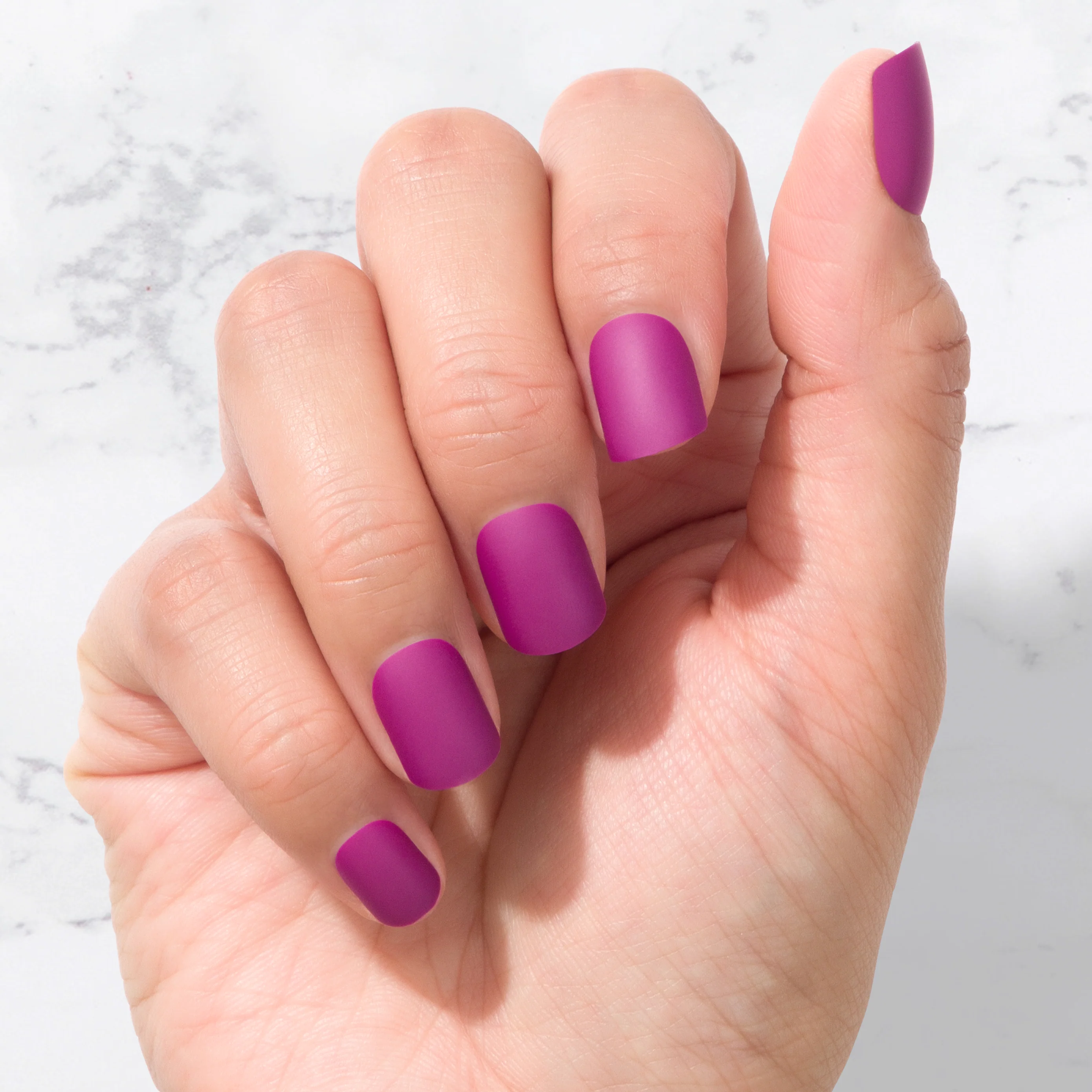 Aubergine - Square Sustainable Nails - Image 3