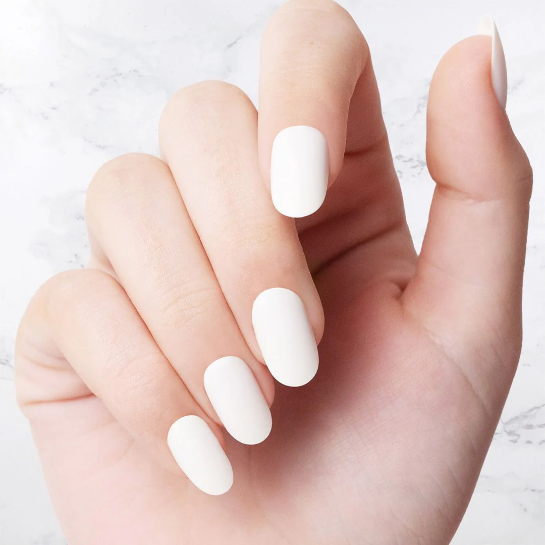 Cream - Oval - Sustainable Nails - Image 2