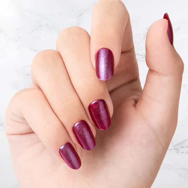 Old Mauve - Oval Sustainable Nails - Image 2