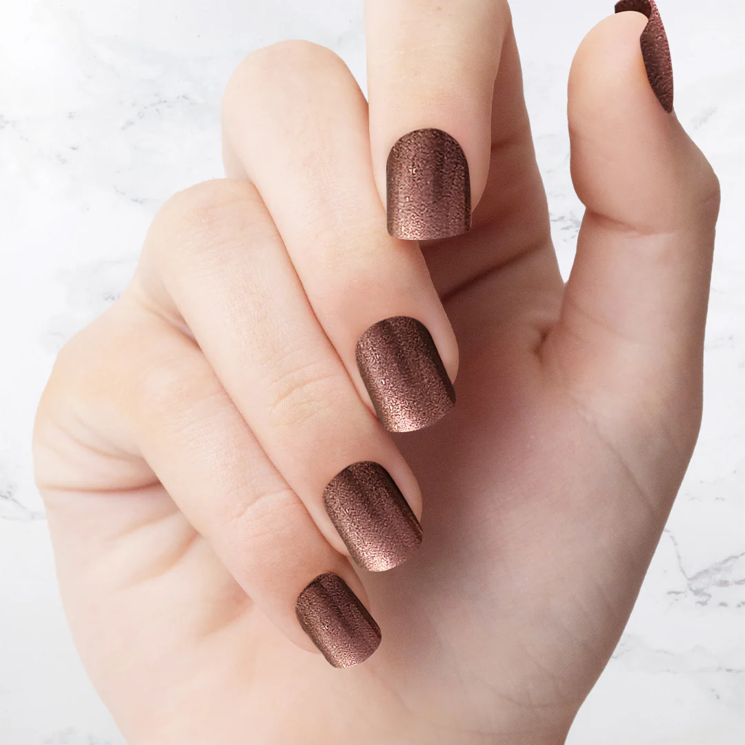 Pecan Glazed - Square Sustainable Nails - Image 3