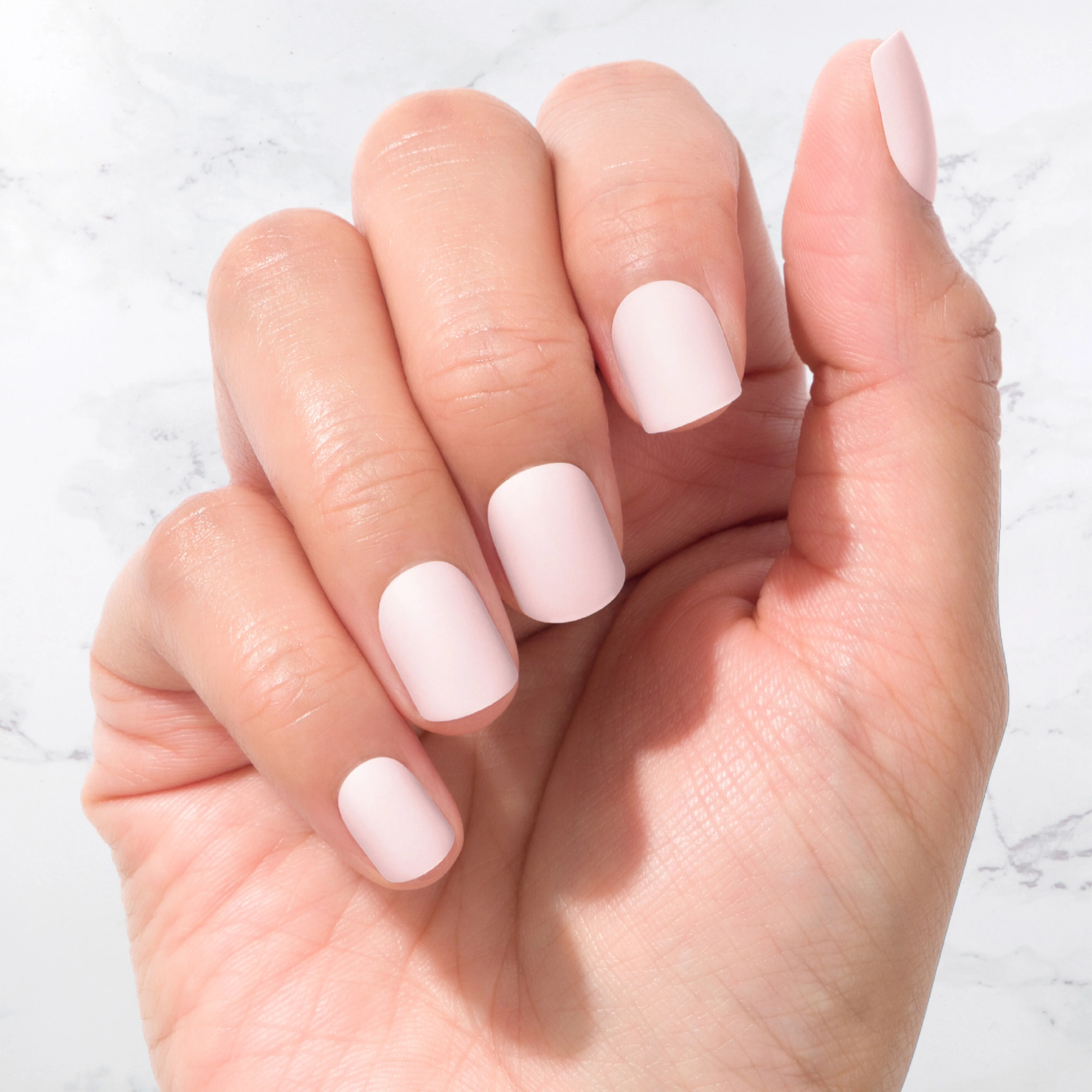 Pink Tint - Square Sustainable Nails - Image 3