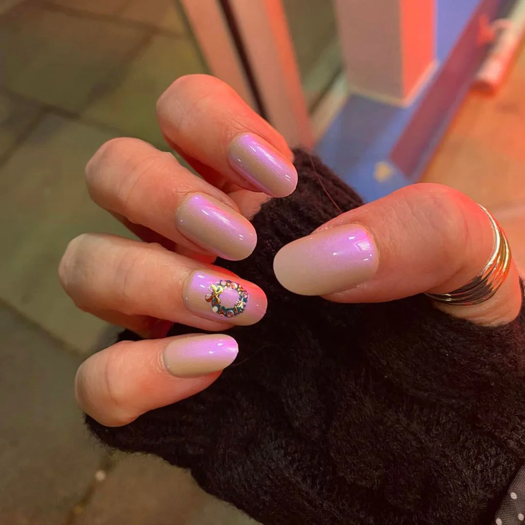Punch Glazed - Oval Sustainable Nails - Image 3